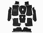 Carpet set black Deluxe Velours Spider 1983 - 89