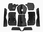 Carpet set black scay GTA Look for GT Bertone <1969
