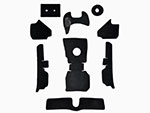Serie tappeti velluto nero Deluxe 2600 Touring Spider