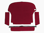 Boot carpet set bordeaux  Deluxe Duetto 1966 - 1969