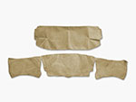 Rear wall carpet set tan Spider Serie 4 1990 - 1993