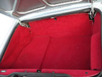 Boot carpet set red Velours Deluxe Spider 2000 QV