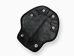 Cuffia leva freno a mano pelle nero Spider 78 - 86