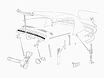 Profilo per guarnizione capote 1300 - 2000 Spider