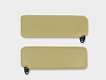Coppia parasoli GT / GTV Bertone (beige / nero)
