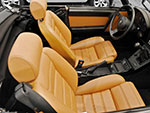 Seat cover Spider 90 - 93 leather tan