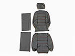Selleria sedile Duetto 86 - 89 QV scay grigio (filo rosso)