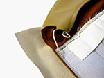 Serie (2) selleria sedile scay / panno Montreal marrone
