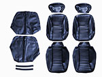Set (2) seat covers scay Montreal blue