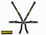Schroth Profi 2x2 black 6-point racing safety belt FIA