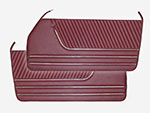 Serie (2) pannelli porta rosso Spider 1966 - 1978