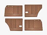Set (4) door panels brown Giulia 74-78