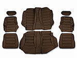 Complete seat cover 2000 GTV perf. leather col. espresso