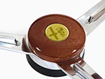 Steering wheel wood flat 380mm 1300 - 1750cc 
