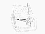 Serie (2) Supporti mechanismo alzavetro 750 / 101 Spider