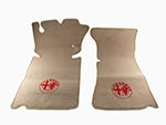 Serie tappetini beige velours Spider 70 - 85