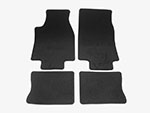 Serie tappetini Deluxe neri velours Alfa 75