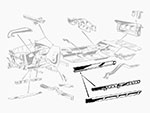 Set (6) rocker panels 101 Giulietta / Giulia Spider