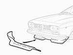 Kit spoiler DX / SX Alfetta GT / GTV >1980