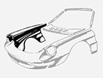 Parafango anteriore Alfa Spider 1966 - 82 DX