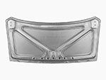 Cofano posteriore GT Bertone alluminio (con stemma)