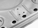 Cofano posteriore GT Bertone alluminio (con stemma)