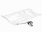 Supporto cric anteriore DX / SN  105 modelli