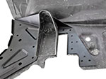 Serie (2) lamiera rinforzo per vano motore 105 / 115