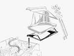 Supporto per batteria 105 / 115 - modelli