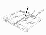 Supporto tenuta sedile esterno anteriore Alfa Spider