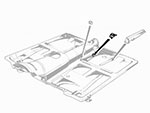 Supporto tenuta sedile interno posteriore Alfa Spider