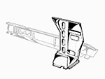 Lamierato per montane anteriore Spider SX