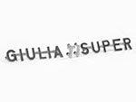 Scritta Giulia TI  Super  (4 pezzi)