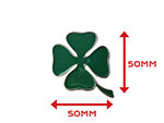 Alfa Romeo Stemma Quadrifoglio autoadesivo 50 x 50mm
