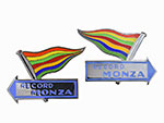 Stemmi smaltati (2)  Record Monza Fiat Abarth Monomille