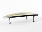 Stemma Ferrari smaltato (80 x 100mm) curvato dx