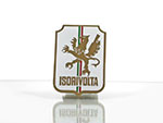 Stemma Iso Rivolta smaltato (fondo bianco)