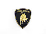 Stemma Lamborghini nero 55 x 65 mm
