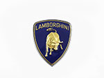 Stemma Lamborghini blu 55 x 65 mm
