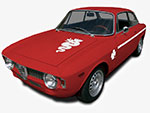 Serie adesivi Alfa GTA (bianco)