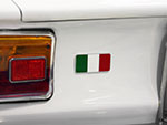 Bandiera adesivo Italia smaltato (78mm x 36mm)