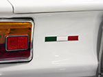 Bandiera adesivo Italia smaltato (115mm x 15mm)