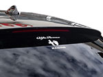 Adesivo Alfa Romeo Racing bianco 175 x 146mm