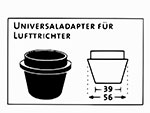 Adattatore (39mm - 56mm) sincrometro per trombette