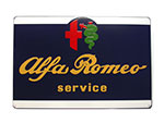 Cartello smaltato Alfa Romeo Service 800 x 550mm