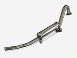 Silenziatore posteriore INOX Spider 1970 - 83, GT, Giulia