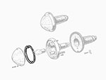 Set (2) front turn signal gaskets 101 Sprint