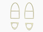 Set internal lens to tail light body seals 101 Spider