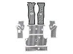 Set rubber floor mats  Giulia Super (hang. ped.) (7 pcs.)