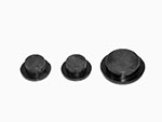 Set (3) rubber stops for standing pedals